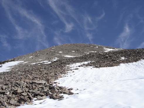 Talus on Mount Peale