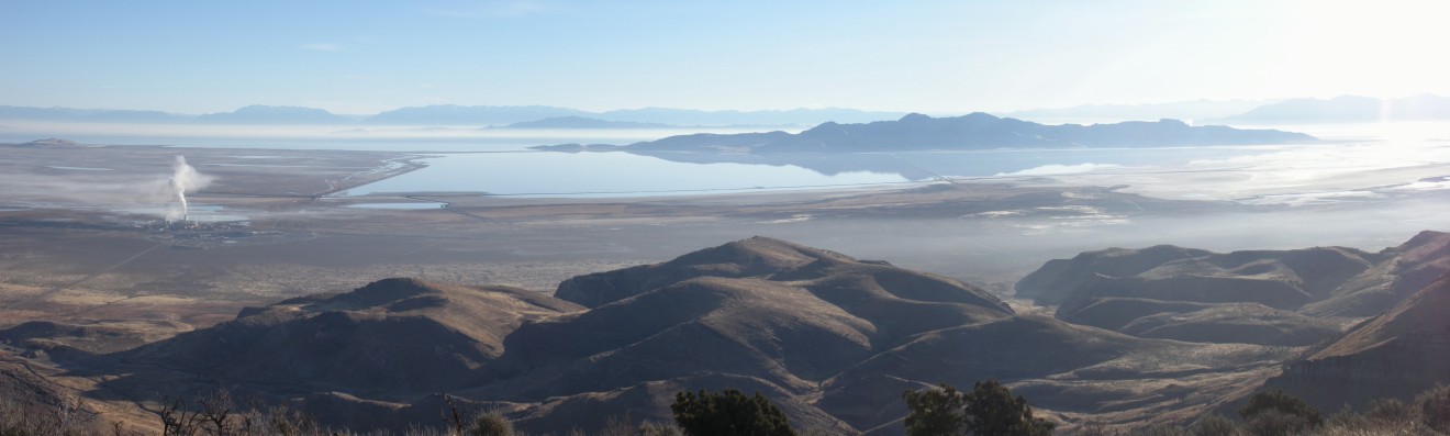 Great Salt Lake from Lakeside Mountains