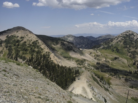 Baldy and Sugarloaf from Hidden Peak 