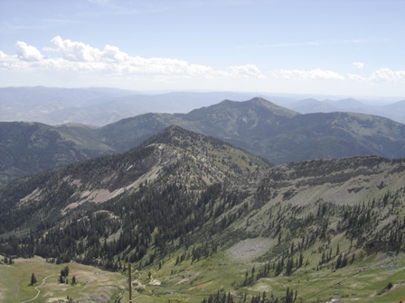 southeast from Hidden Peak   