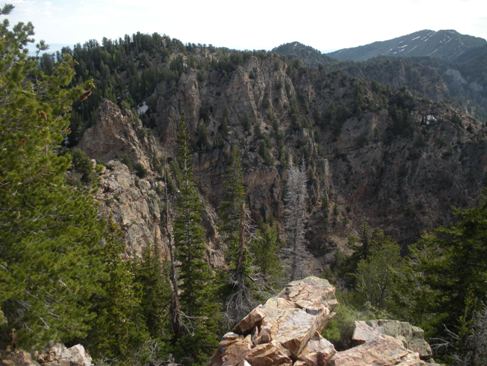 Neffs Peak from East Olympus