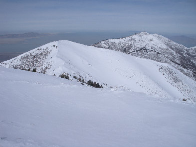 Looking north to Farnsworth Peak