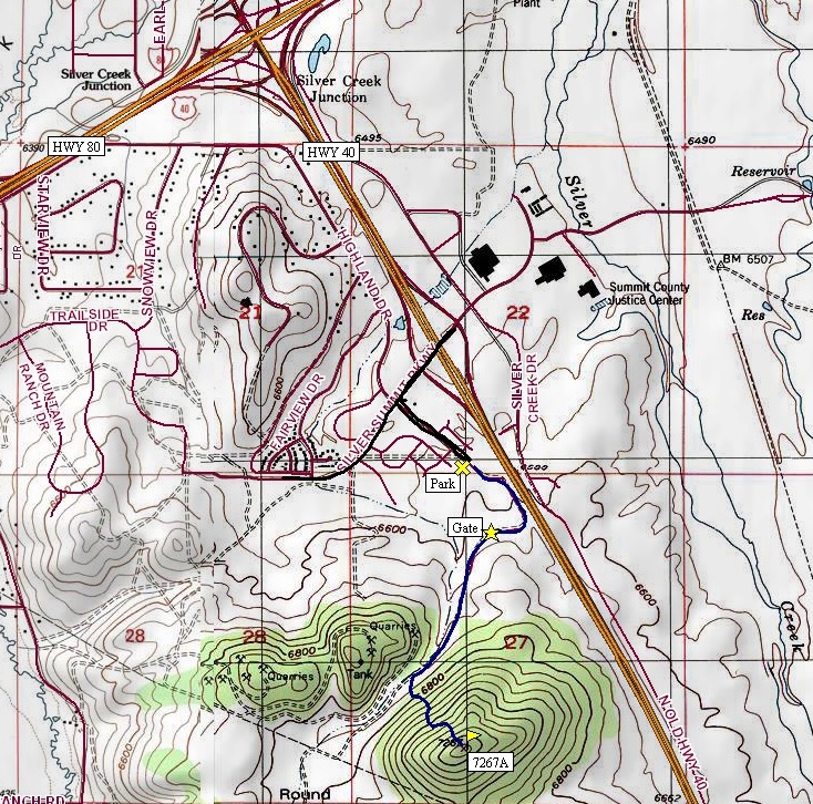 Highland Drive Map