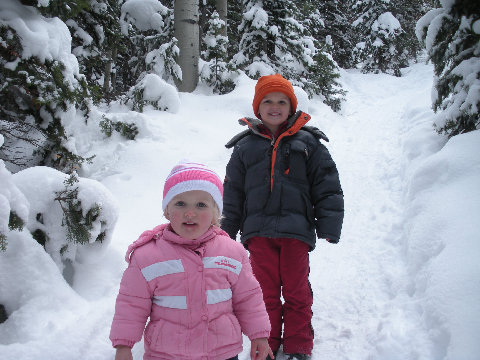 Kids on Iron Mountain Trail