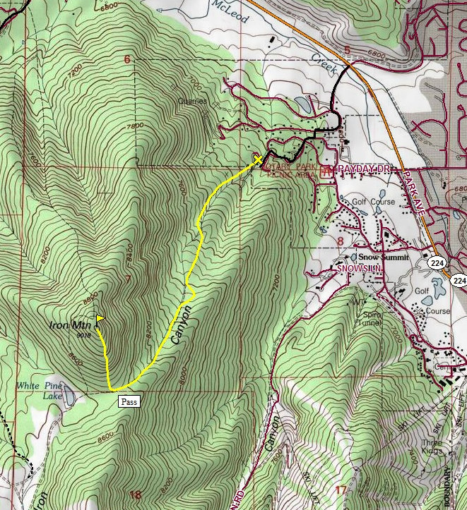 Iron Mountain Map