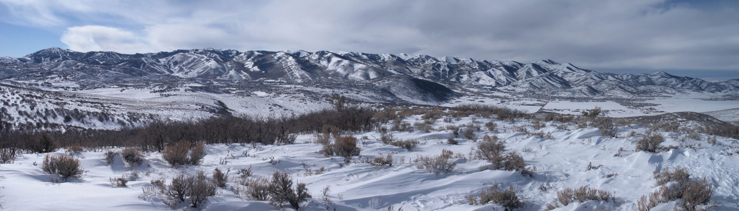 Wasatch Range from the summit 