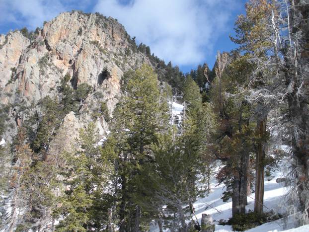 looking at the gap on Signal Peak