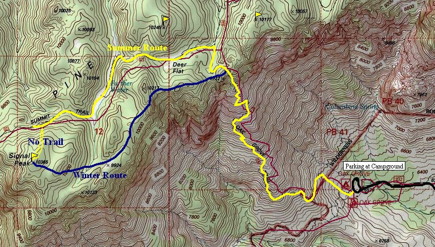 Signal Peak Map