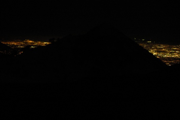 Perkins Peak and the lights 