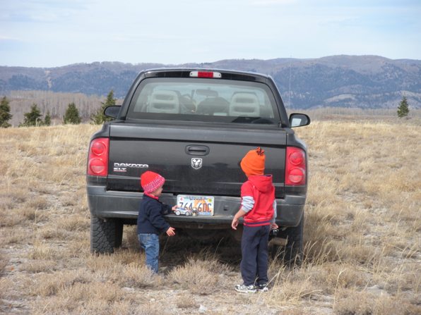 Truck on Tucker summit 