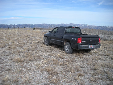 Truck on Tucker summit 