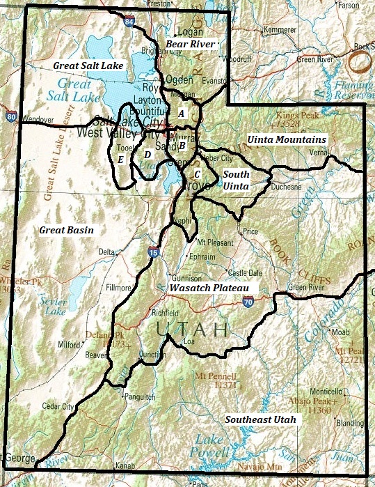 utah map