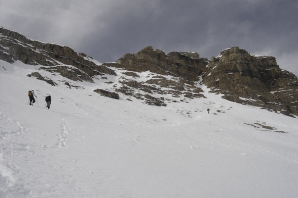 Climbers on Mount Timpanogos