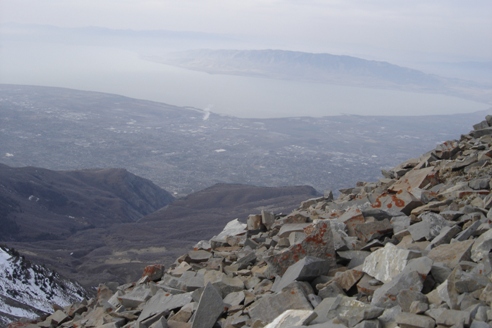 Utah Lake and Lake Mountains