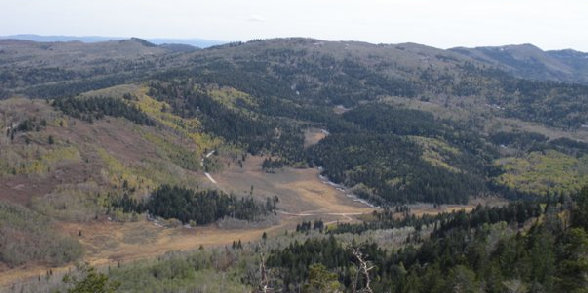 Views down to Santaquin Meadows