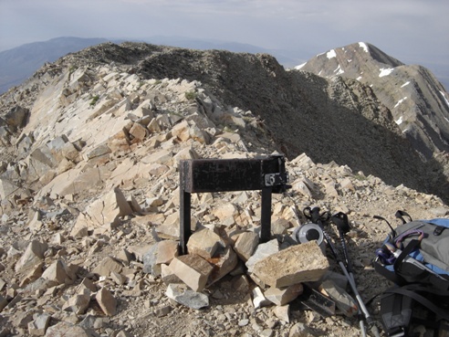 Mount Nebo summit register