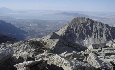 Utah Lake and Upper Bells Peak