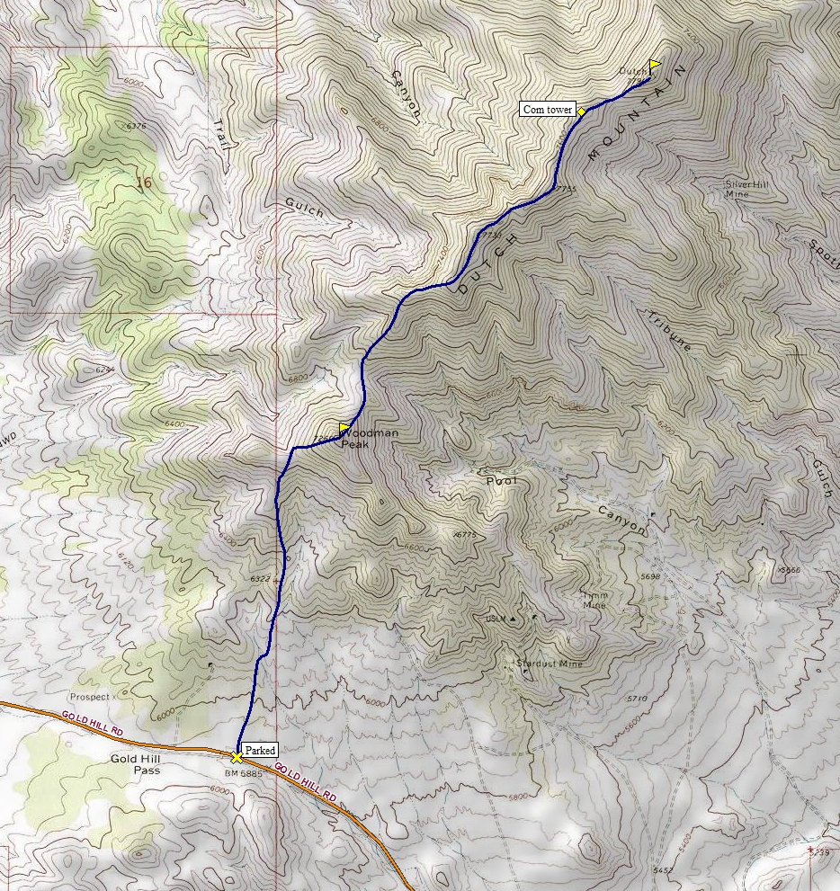 Dutch Mountain Map