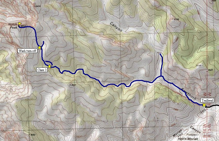 Notch Peak Map