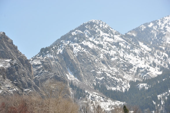 Route into Bells Canyon