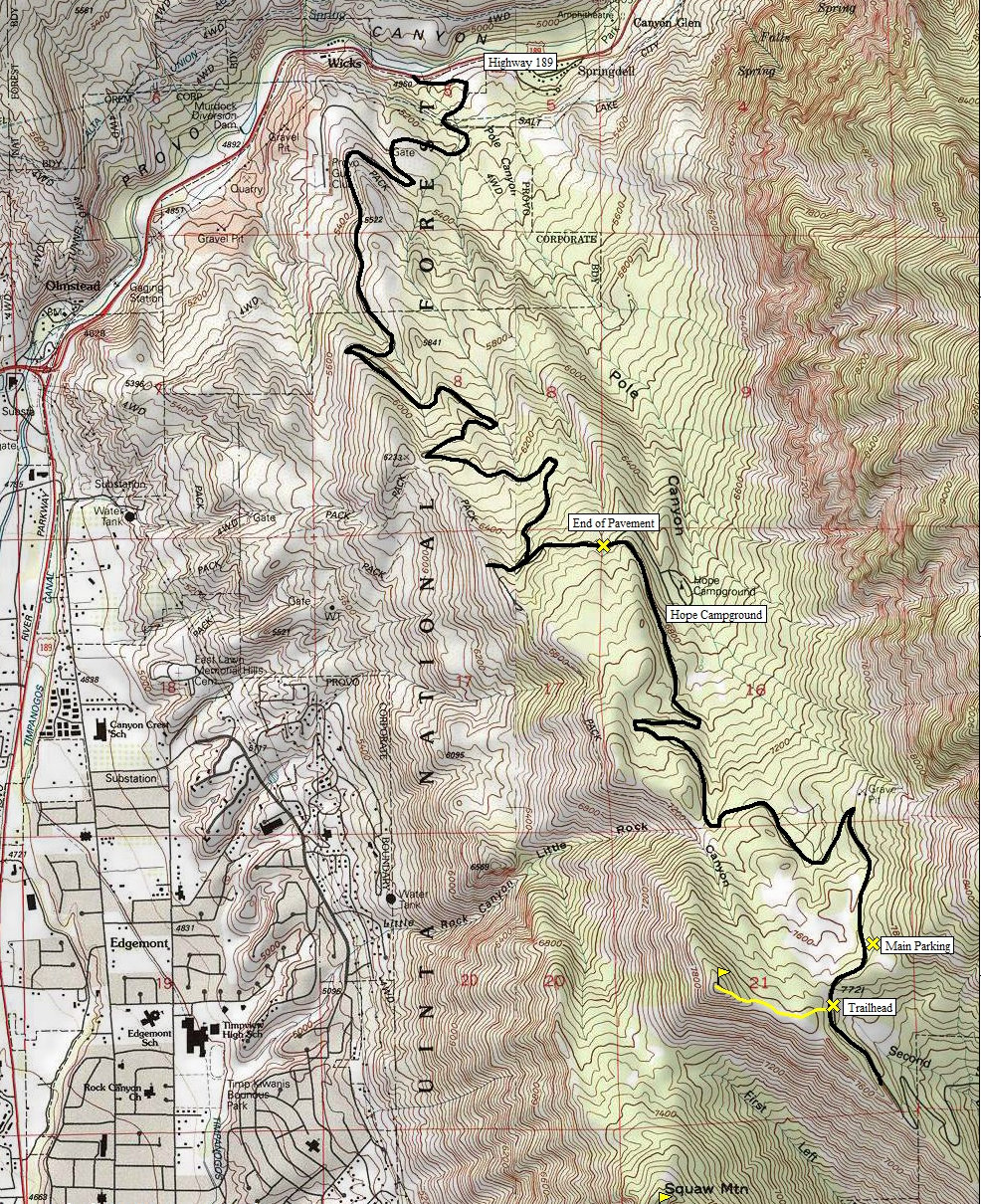 Buffalo Peak Map