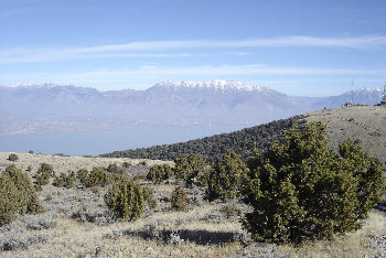 Mount Timpanogos and Utah Lake