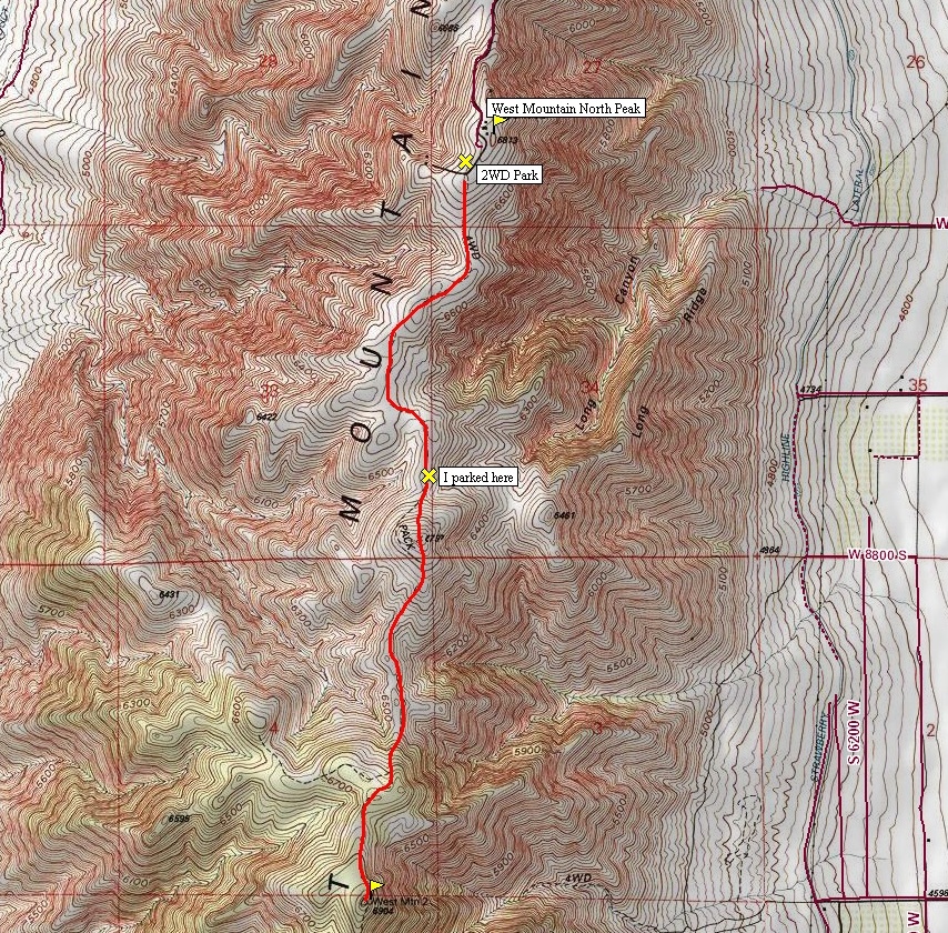west mountain map