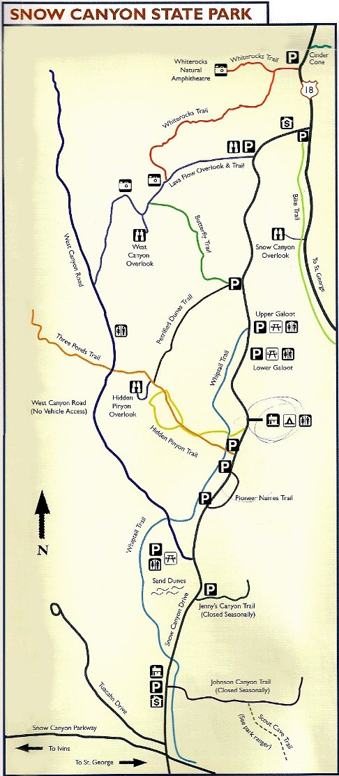 Snow Canyon Map