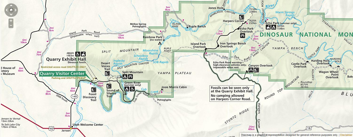 dinosour map