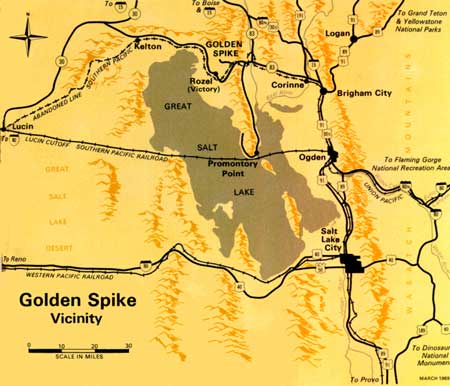 Golden Spike Area Map