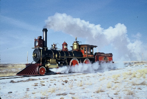 Locomotive steam demo