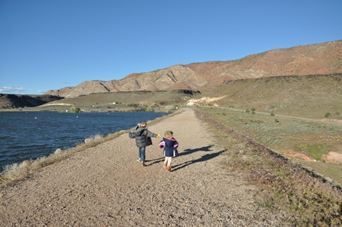 Gunlock reservoir dam