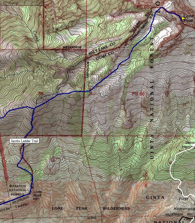Lone Peak Map
