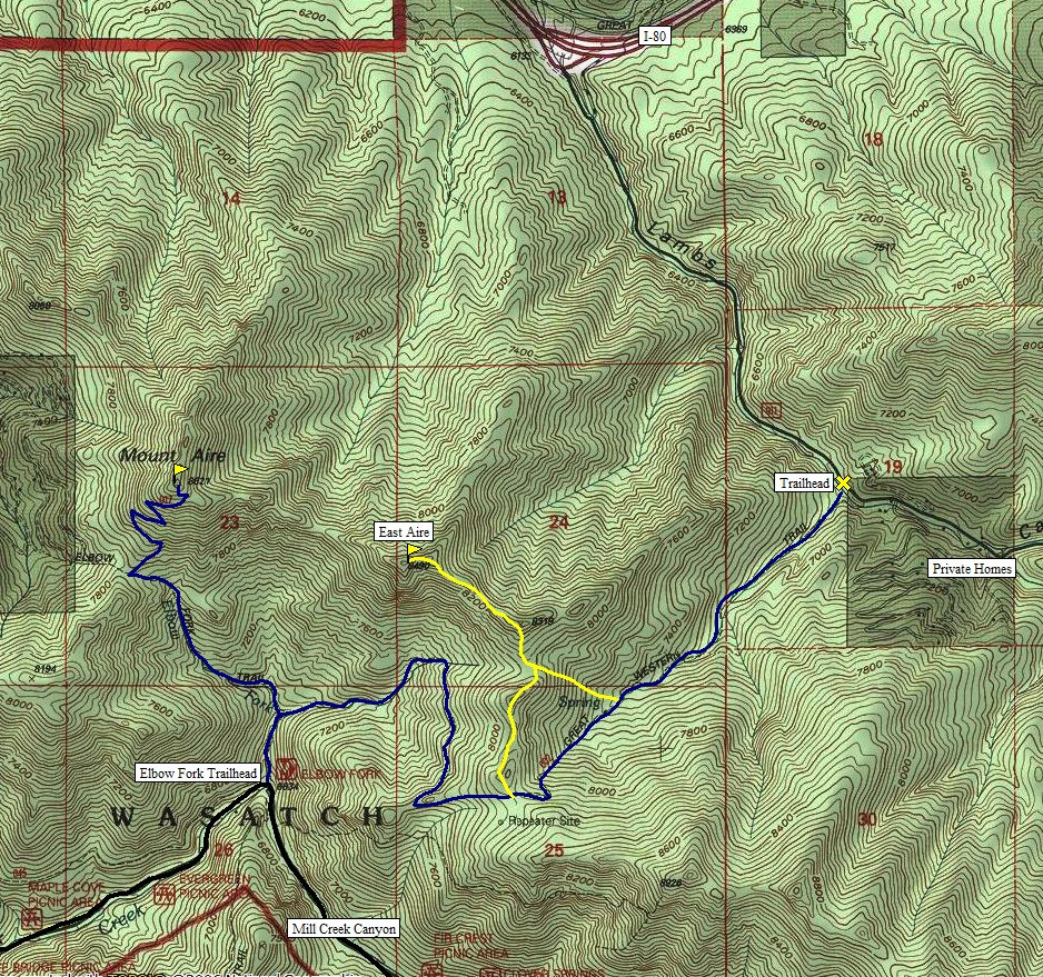 Mount Aire Map