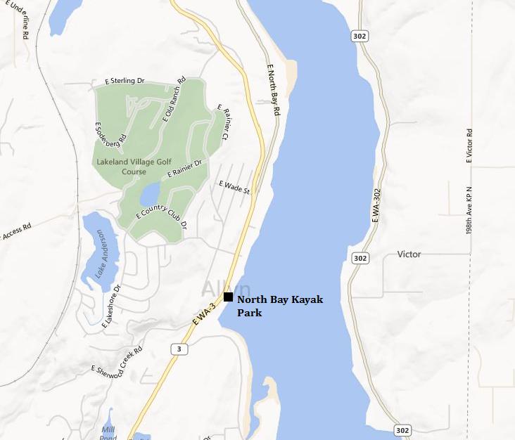 north bay kayak park map