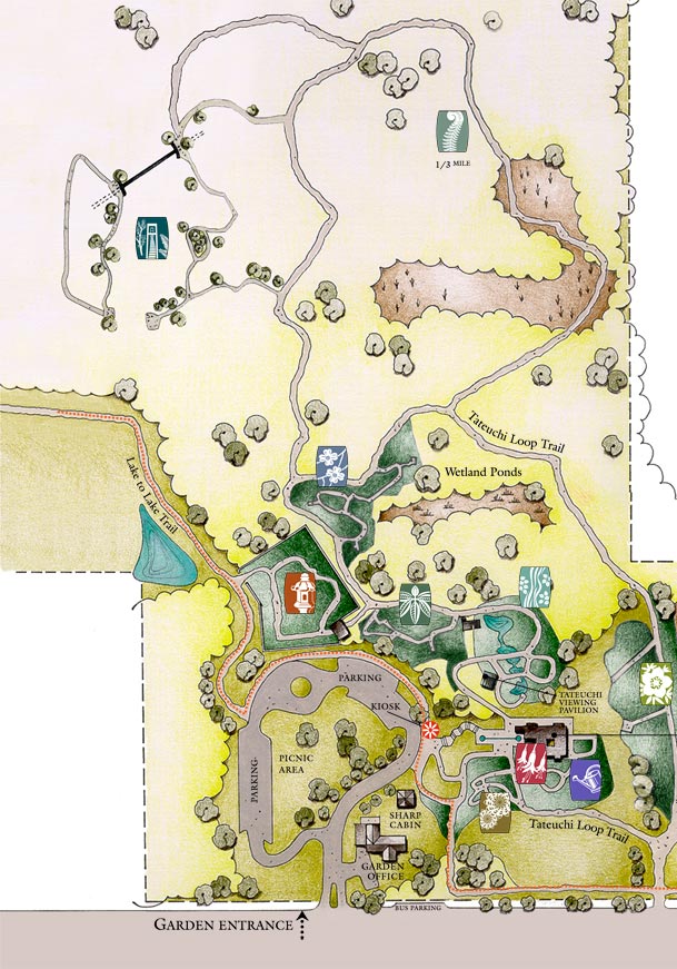 botanical gardens map