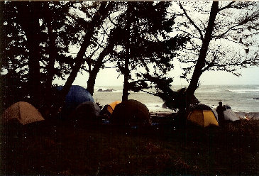 Camp at Sand Point