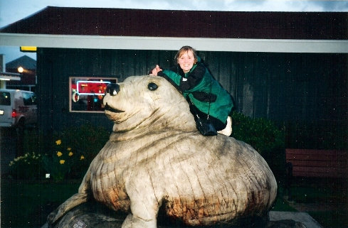 Sitting on a seal