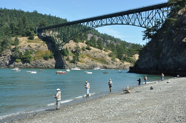 fishing at deception pass