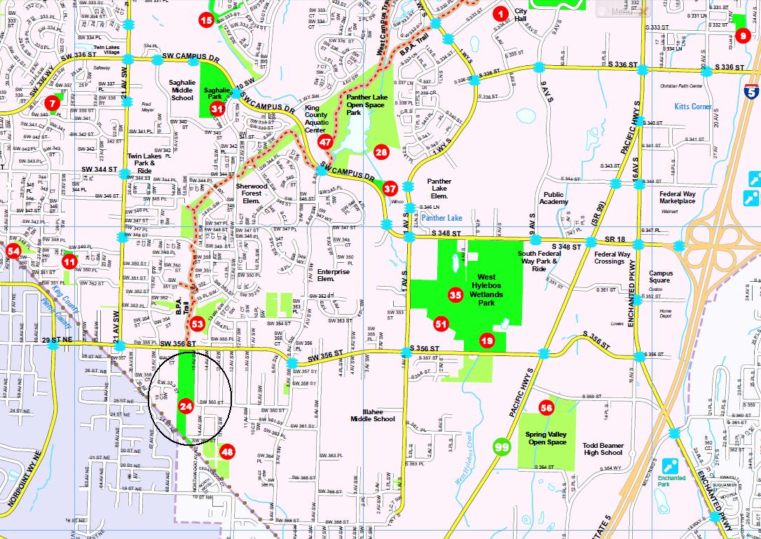 Madrona Park map