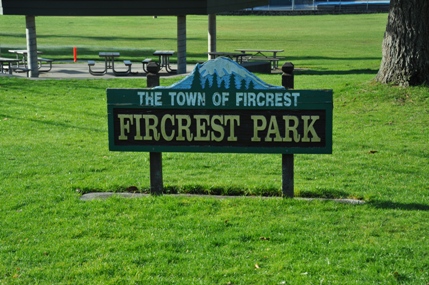 fircrest park sign