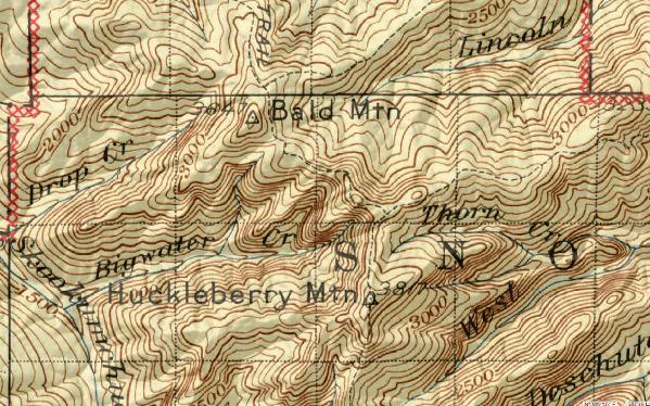 Bald Mountain Map