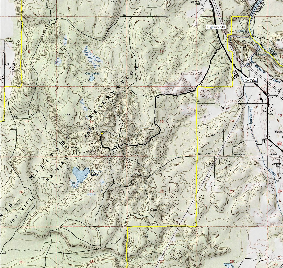 Flander lookout map