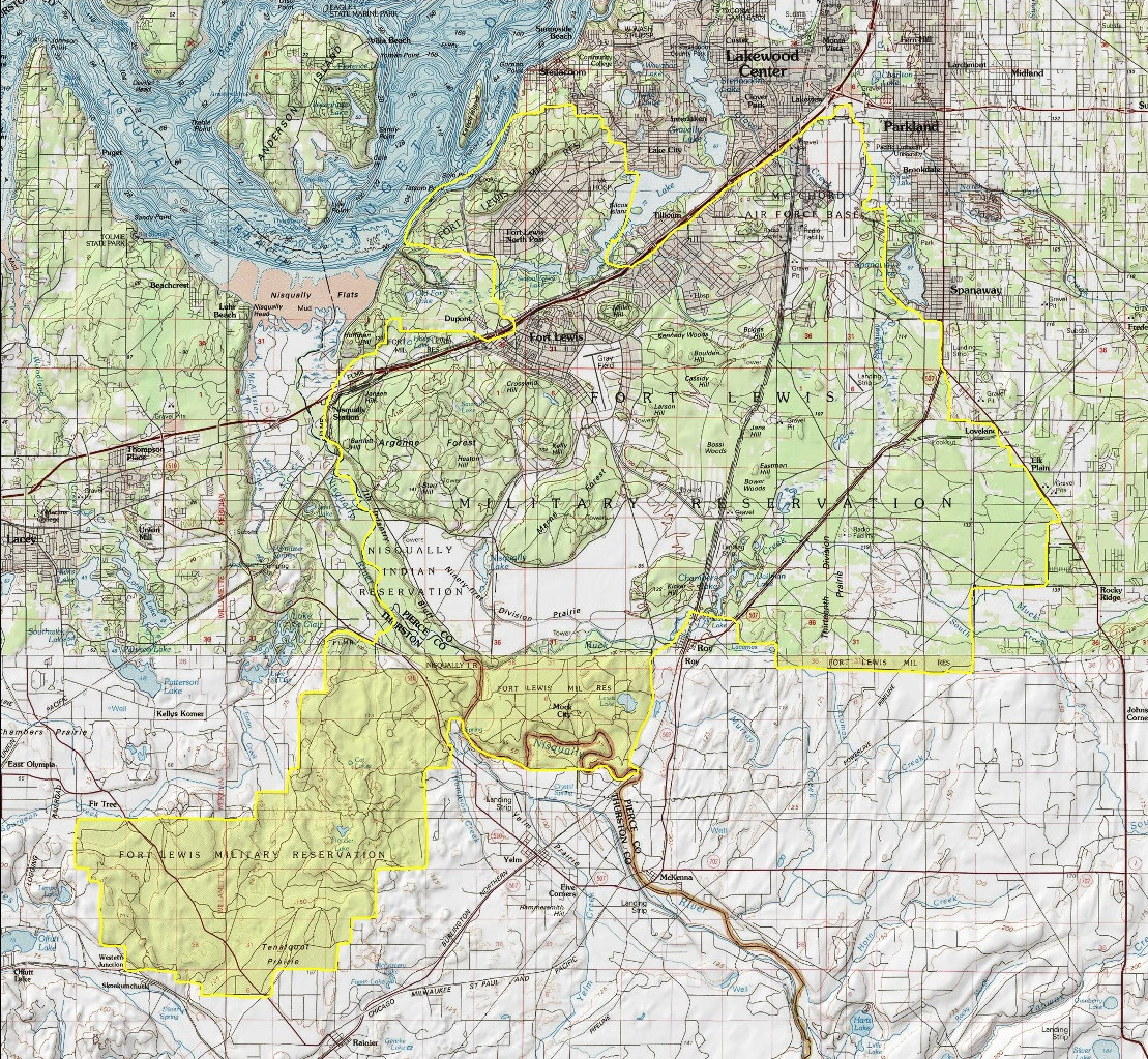 fort lewis map