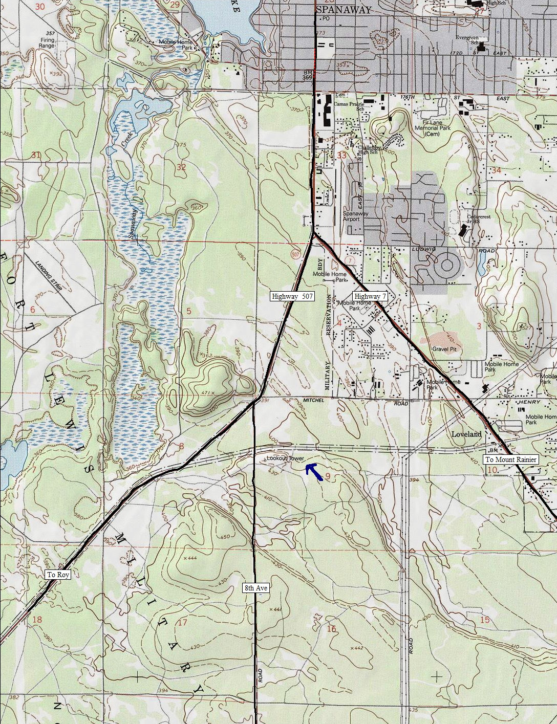 Garrison Hill Map