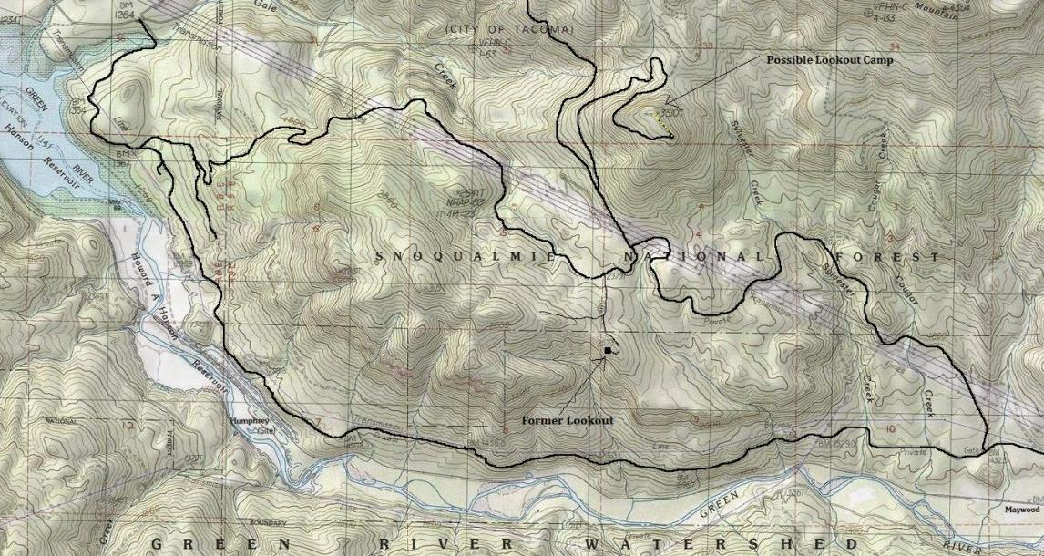 humphrey lookout map