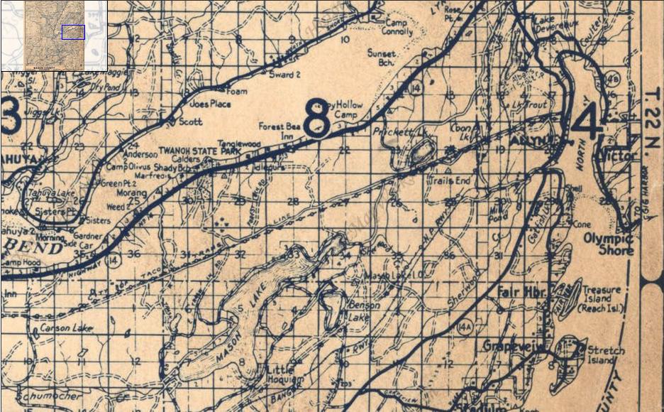 lookout map mason lake