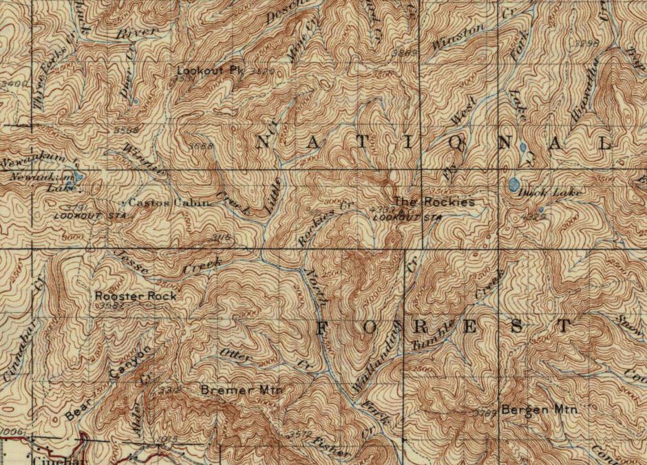 newaukum lookout map