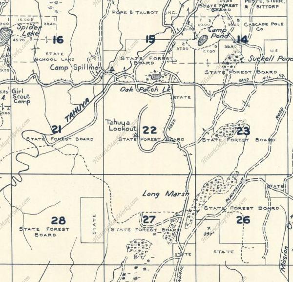 tahuya map