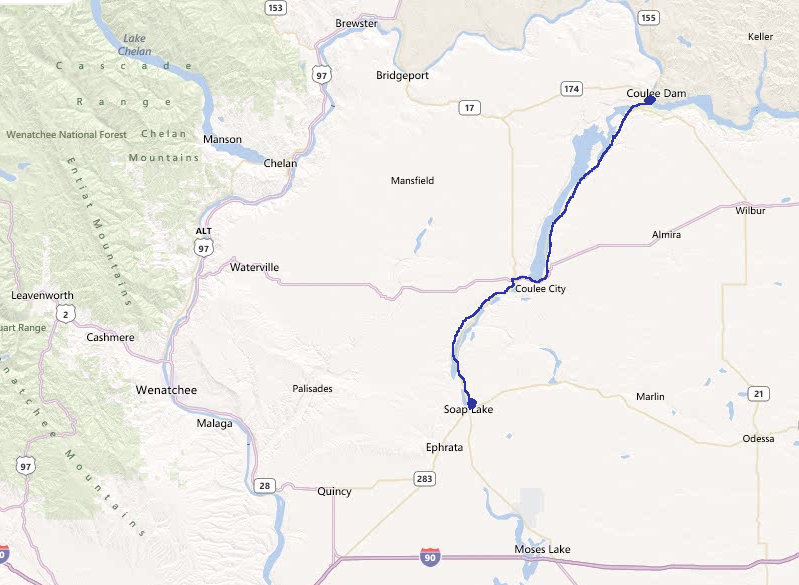 coulee corridor map